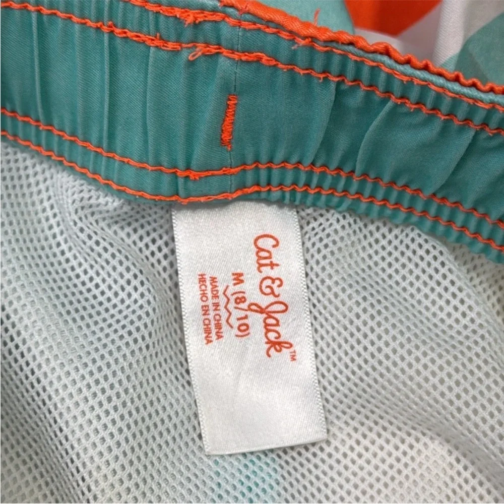 Cat & Jack sunburst swim trunks boys medium pastel sunshine beach pool party